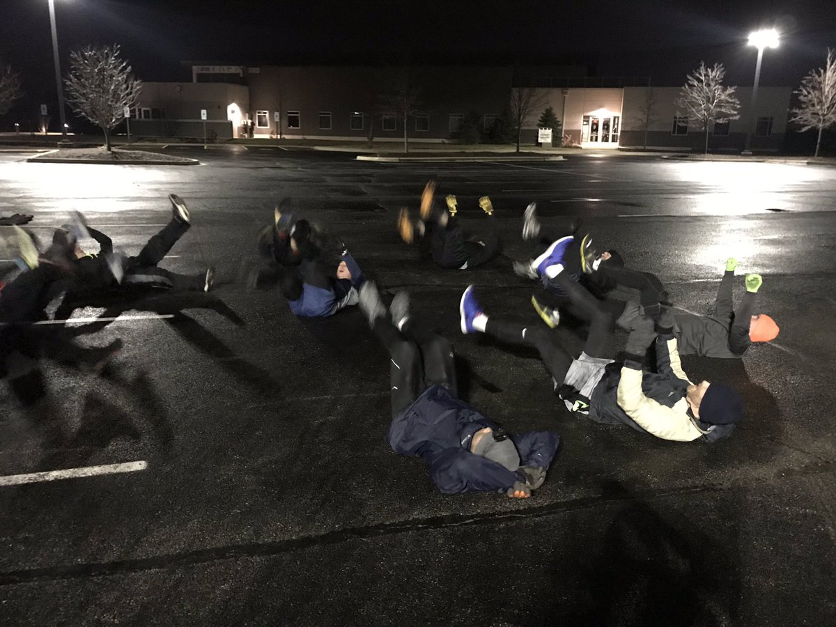 F3Onions's tweet photo. 12 strong at Holy Hill with @umoyo2 (a.k.a. Blart) at the helm. Partner carries up the hill in the gloom. @F3Naperville @F3Citadel @F3Complex @F3BlackPanther @F3DarkTower https://t.co/y3yaIpMjg6