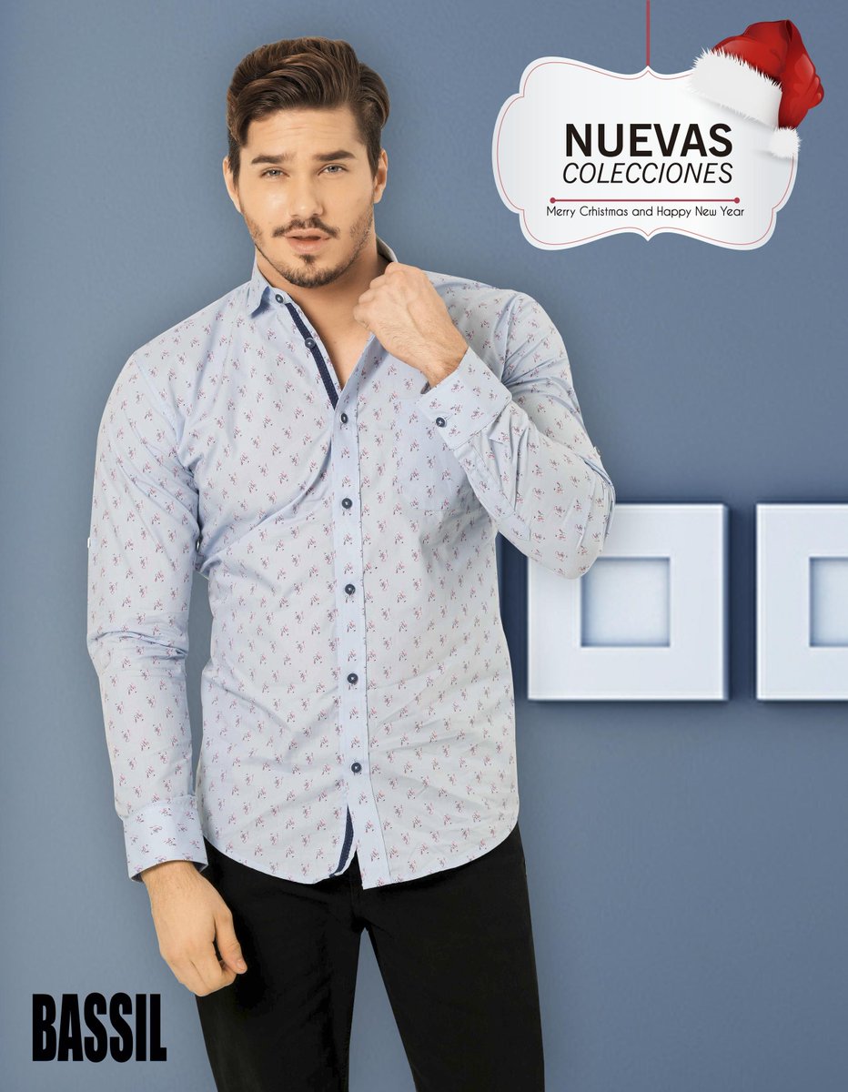 Bassil_Ec's tweet photo. Camisa miniprint y pantalón jean.👌😉 Combinación de lujo para recibir el año nuevo 🎆🎉🕺#HappyNewYear #newcollection #camisas #Bassil #shirtstyle  #Texturas #BassilStyleGuide #MenWithStyle #MensWear #MensFashion https://t.co/N1FcOGf6pq