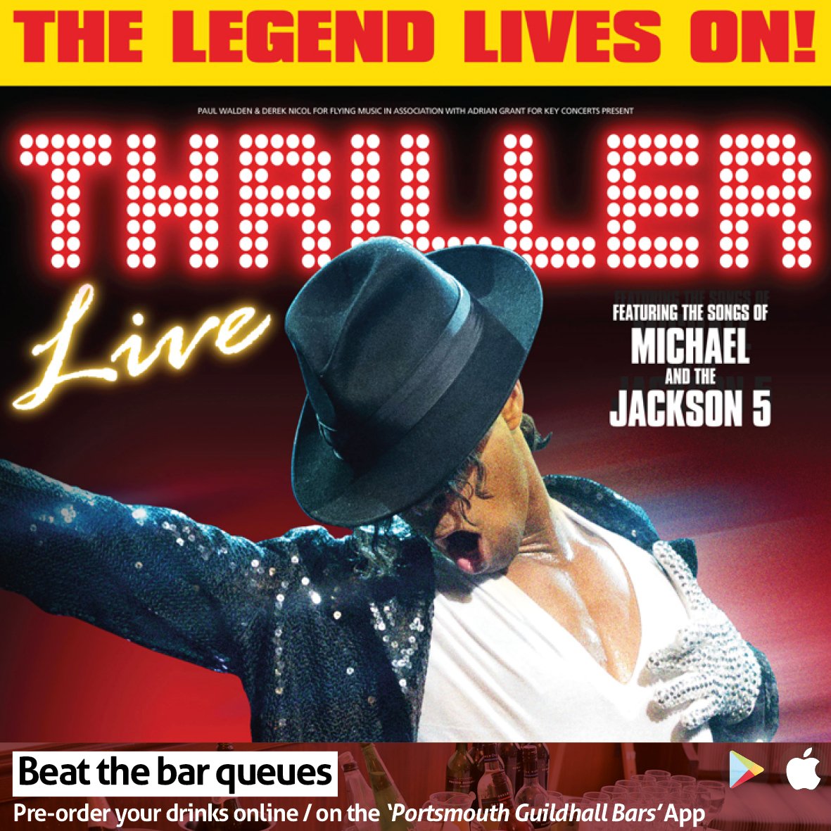 Tonight &amp; tomorrow we welcome back the incredible <a href="/ThrillerLive/">Thriller Live</a>, celebrating the career of the undisputed King of Pop!

🎟️ Tickets still available for tonight, tomorrow's matinee &amp; evening shows: bit.ly/2JDZYws

🍺 Pre-order your drinks: bit.ly/2Cn15sN