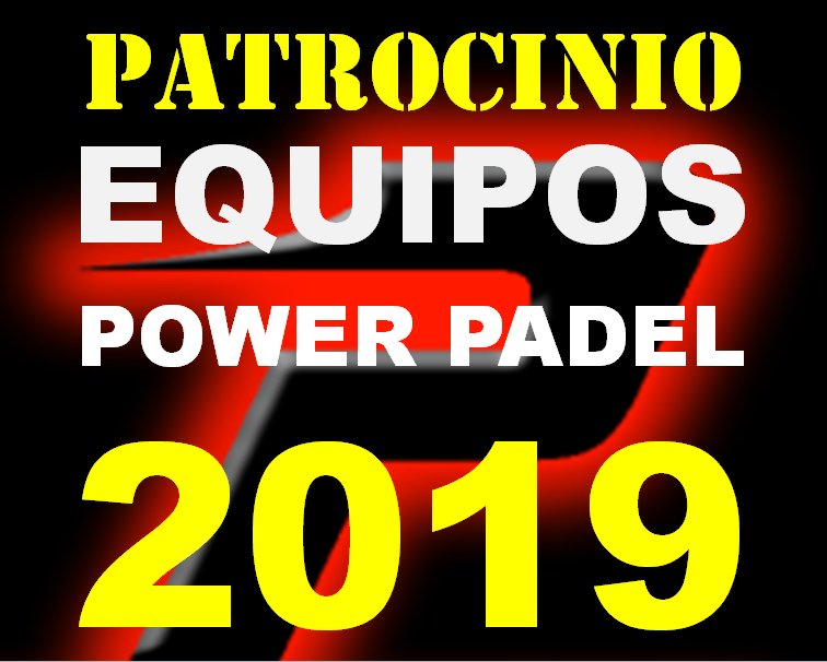 📢📢¿Juegas en algún equipo de pádel? ❓ Infórmate en el ☎️ 91 629 60 30 o a través del 📧 info@powerpadel.com del Programa de Equipos <a href="/powerpadelPWP/">Power Padel Oficial</a> 2019. Consigue tu patrocinio 😎