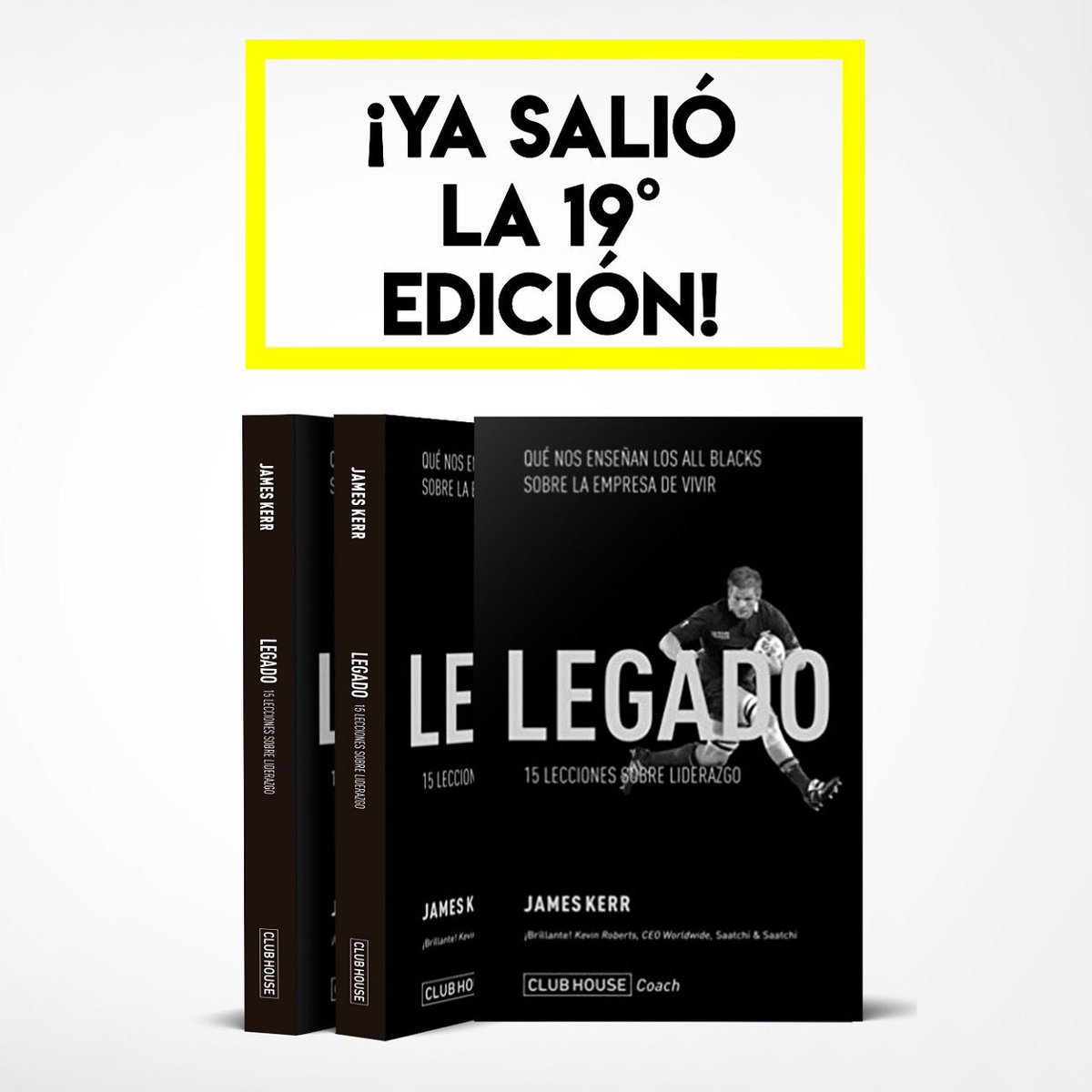 #JamesKerr #Legado ¡¡Leer te hace bien!! Ya salió la 19ª edición de Legado ‼️🏉‼️🏉‼️