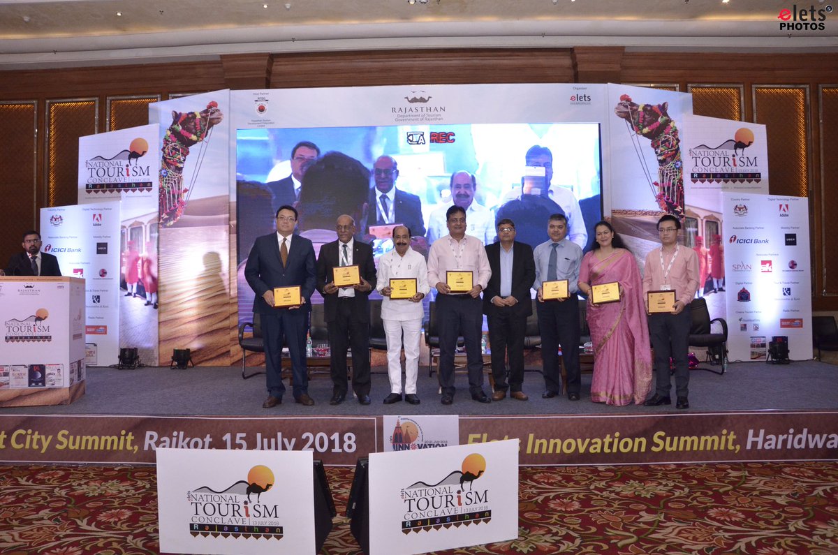 egovonline's tweet photo. In July 2018, @eletsonline had organised National Tourism Conclave in Jaipur. This was the second #eletstourism conference and deliberated on Smart tourism.
@kartiksharma0 @ravigupta1000 @tourismgoi https://t.co/YEiccjGF01