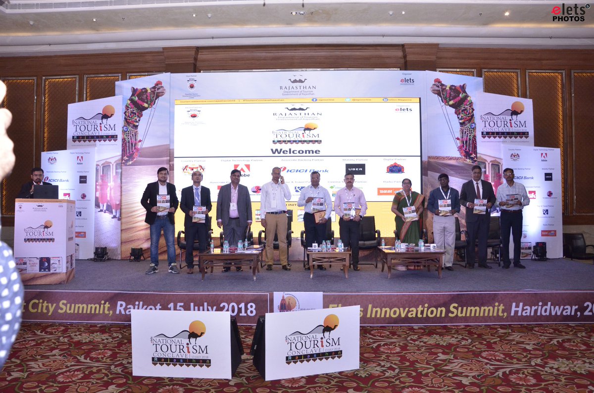 egovonline's tweet photo. In July 2018, @eletsonline had organised National Tourism Conclave in Jaipur. This was the second #eletstourism conference and deliberated on Smart tourism.
@kartiksharma0 @ravigupta1000 @tourismgoi https://t.co/YEiccjGF01