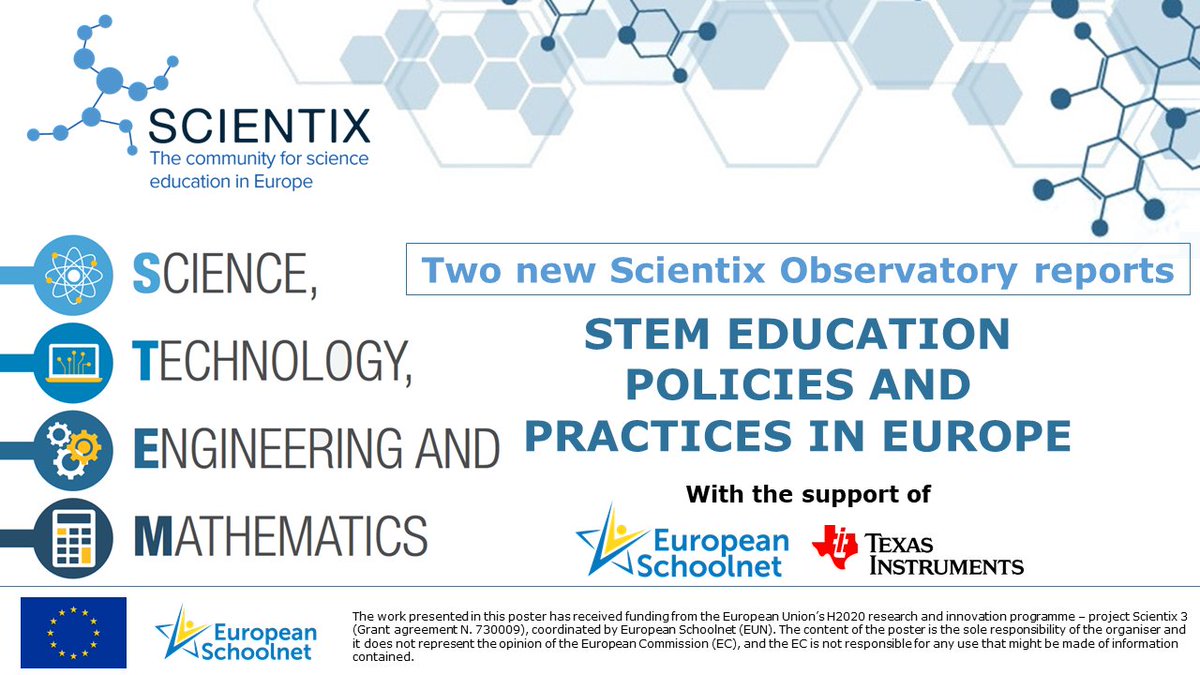 ScientixTurkiye's tweet photo. #Scientix STEM Eğitimi Raporuna göre doğrudan ders anlatımı uygulanan geleneksel öğretim yöntemi Avrupa okullarında #STEM derslerinin öğretiminde hala yaygın biçimde kullanılıyor! #STEMEduReport - https://t.co/dNoCRYjEzZ https://t.co/ebf1qUM5Pn https://t.co/r5mBAmfsdX