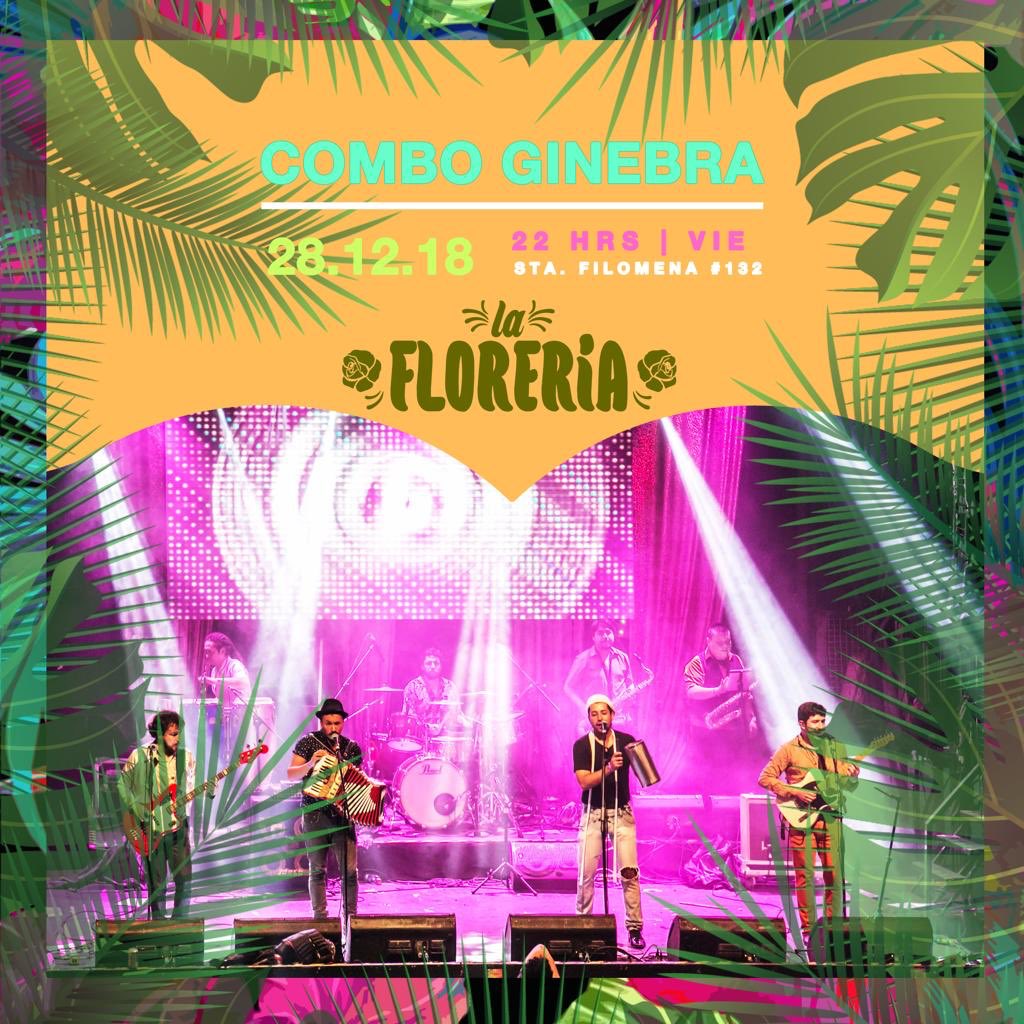 comboginebra's tweet photo. Viernes 28 😱😱😱😱😱
La mejor fiesta cumbiera para finalizar el año con harta sedddd   
Estaremos en un nuevo espacio llamado @lafloreria 🌸
Nos juntamos allá? https://t.co/WXhf20L3iL