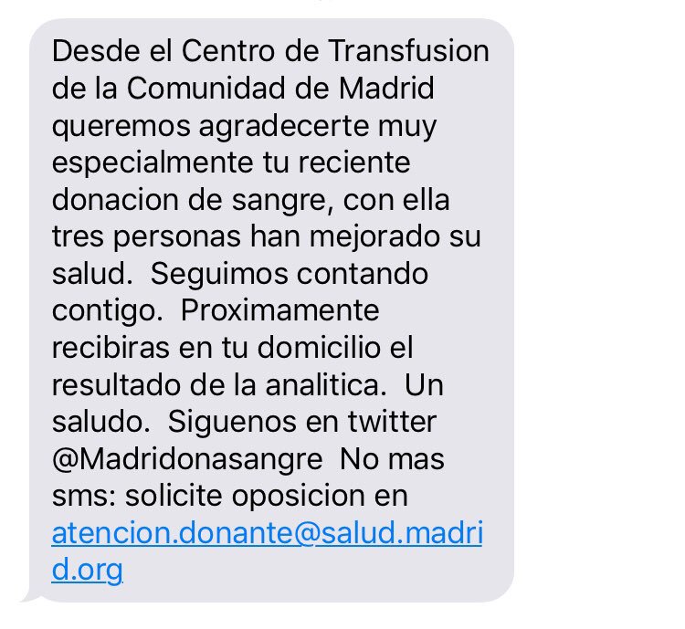 sheilacalahorra's tweet photo. #metas2018 una de las conseguidas! Ser donante de sangre! @Madridonasangre @DonasangreCruzR https://t.co/a6h4SvwXRn