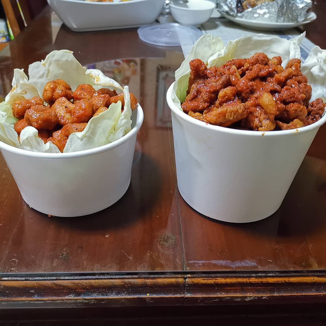chikapopcdo's tweet photo. Bucket of madness is here.  2 large crispies and 2 large poppers of any flavor you want. Awesome for sharing.  Preorder now by contacting us at 09561256379. We'll be delivering it to anywhere in the city of Cagayan de Oro on Dec. 29, 2018. #chikapopcdo #whatspoppin https://t.co/7XmK6IMOop