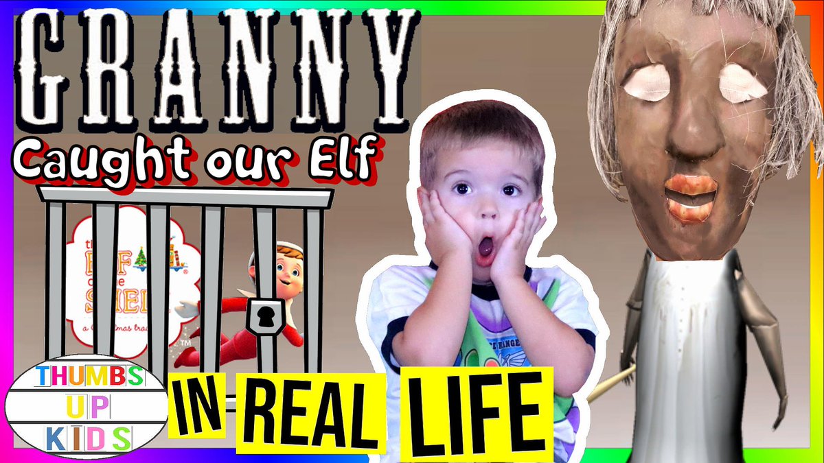 thumbsupfamily's tweet photo. Granny has struck again! Check out our latest Granny IRL. #grannyirl #thumbsupkids #grannyinreallife #creatingmemories #momlife #dadlife #instakids #youtubekids #inreallife #elfonashelf https://t.co/Ws6RFHYX5E https://t.co/gHTLOzMoWE