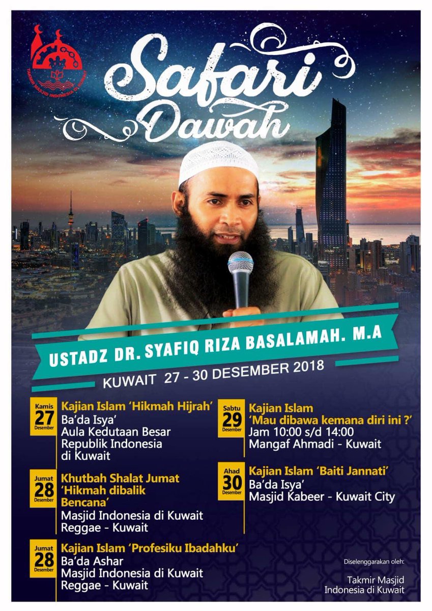 IndonesiaInKWT's tweet image. Ba’da Isya di #KBRIKuwait