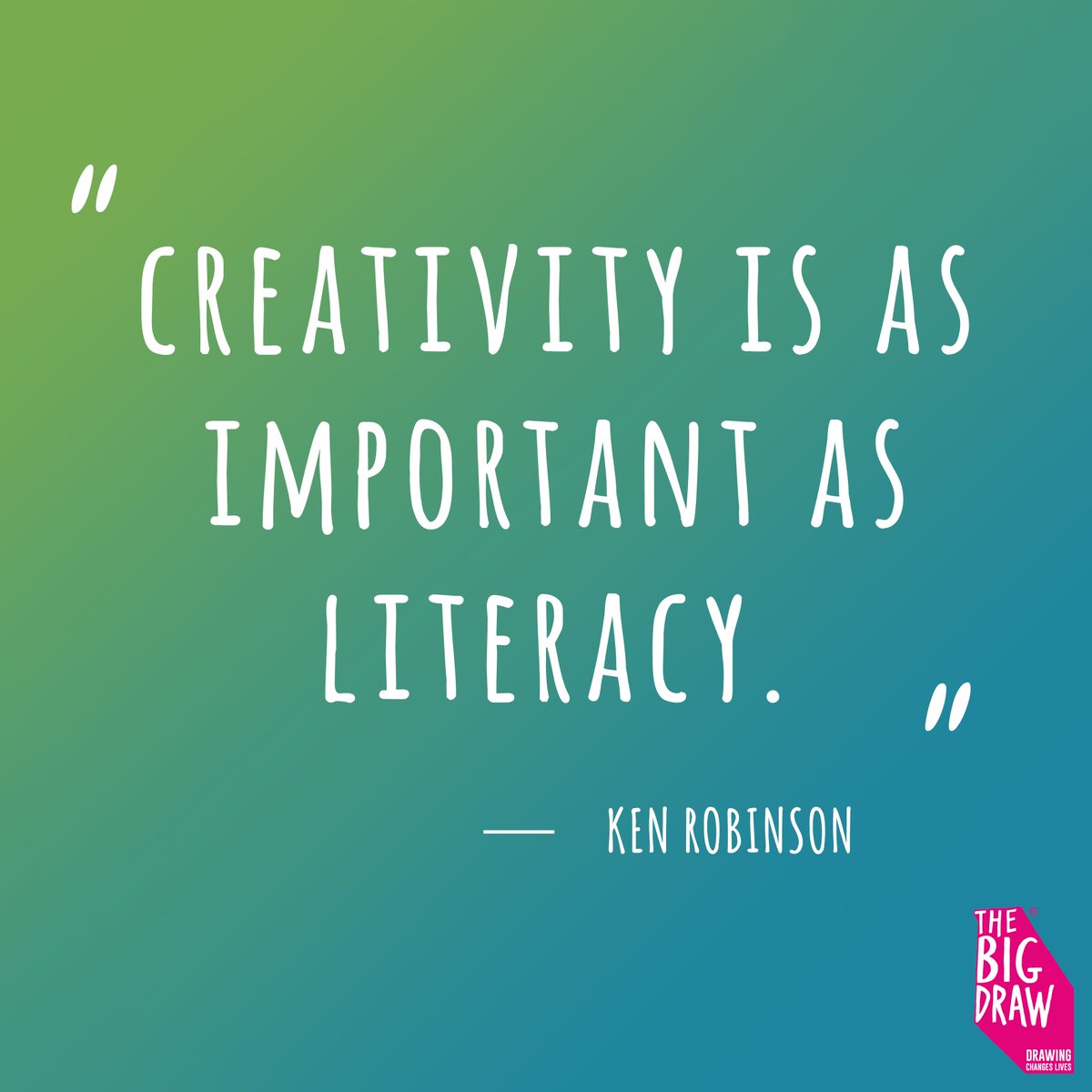 The_Big_Draw's tweet photo. #ThursdayThoughts
Do you agree that Creativity is as important as literacy? ๐ญโ๏ธ #CreativityisImportant https://t.co/2VZMFhAWyK