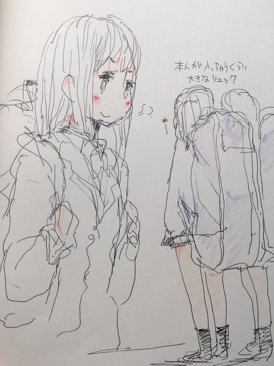 出張の日は絵を描く。横浜駅の地下街で行きも帰りも寄り道も激しく迷ってしまって、おかげで沢山の制服さんを目にしました。そして引かれるように神戸屋にも 