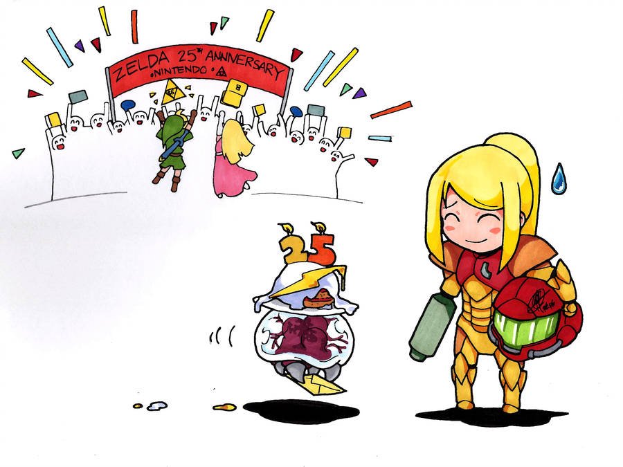 MetroidDatabase's tweet photo. Uplifting Anniversary art~
#Metroid #Metroid32 #Metroid25 #Metroid30
(artist links below) https://t.co/IIIrm8W80V