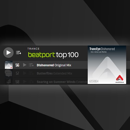 AbstractionRec's tweet photo. @TrancEye - Dishonored (Original Mix) [@AbstractionRec] is #56 today on the Beatport Top 100 Trance tracks! Thank you so much for the support!
Grab your copy now if you forgot to do it before: https://t.co/ypKwD7S9IH 
#Tranceye #Dishonored #Abstractionrecords #Trance #beatport https://t.co/zeUY5aXAcT