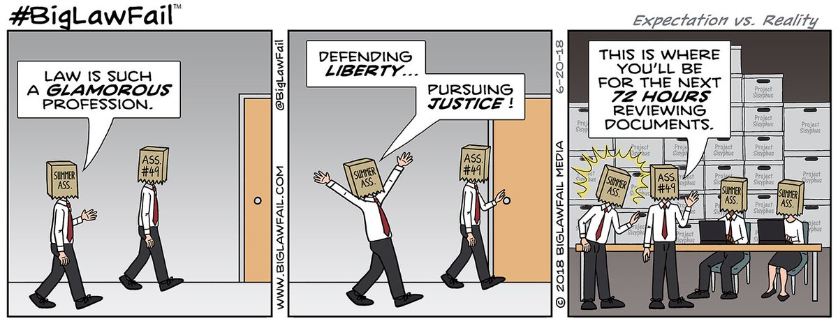 BigLawFail's tweet image. 💥💥💥  Top 10 Comics Of 2018  💥💥💥

#3 - Babby associates are so cuuuute…

#lawtwitter #AppellateTwitter #inhousetwitter #LadyLawyerDiaries