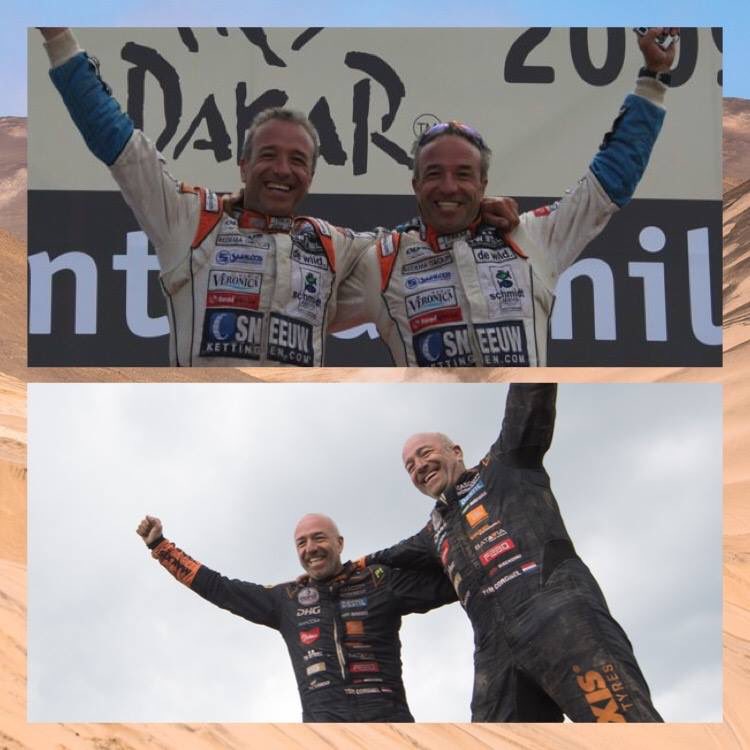 TimCoronel's tweet photo. #TBT 📸 #dakar2009 vs #dakar2018, what’s the difference?? 😂😂  
#dakarrally https://t.co/74oPUPWg0h