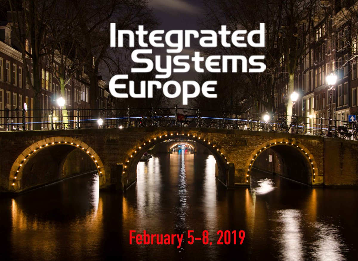 Coming to Amsterdam for ISE? Stop by booth 1-M110 to get up close and personal with our newest technologies! #ISE2019 #systemsintegration @ISE_Magazine