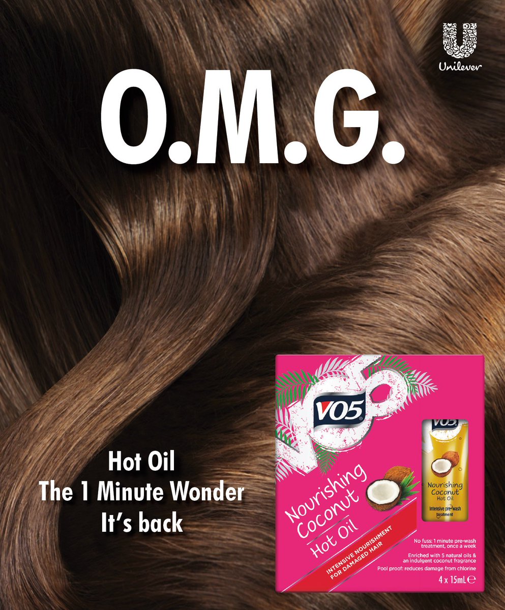 Savers On Twitter Who Remembers Vo5 Hot Oil Good News