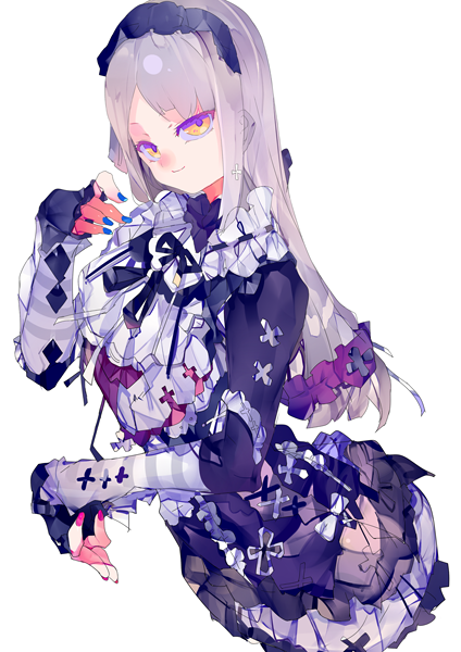 「フリル娘 」|キヨイチ＠イラストお仕事募集中【現在9件受注中】ご依頼はDMよりのイラスト