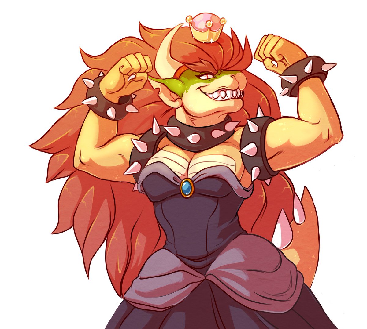 Let's get her as a skin for Bowser in Smash please!https://buff.ly/2BE...
