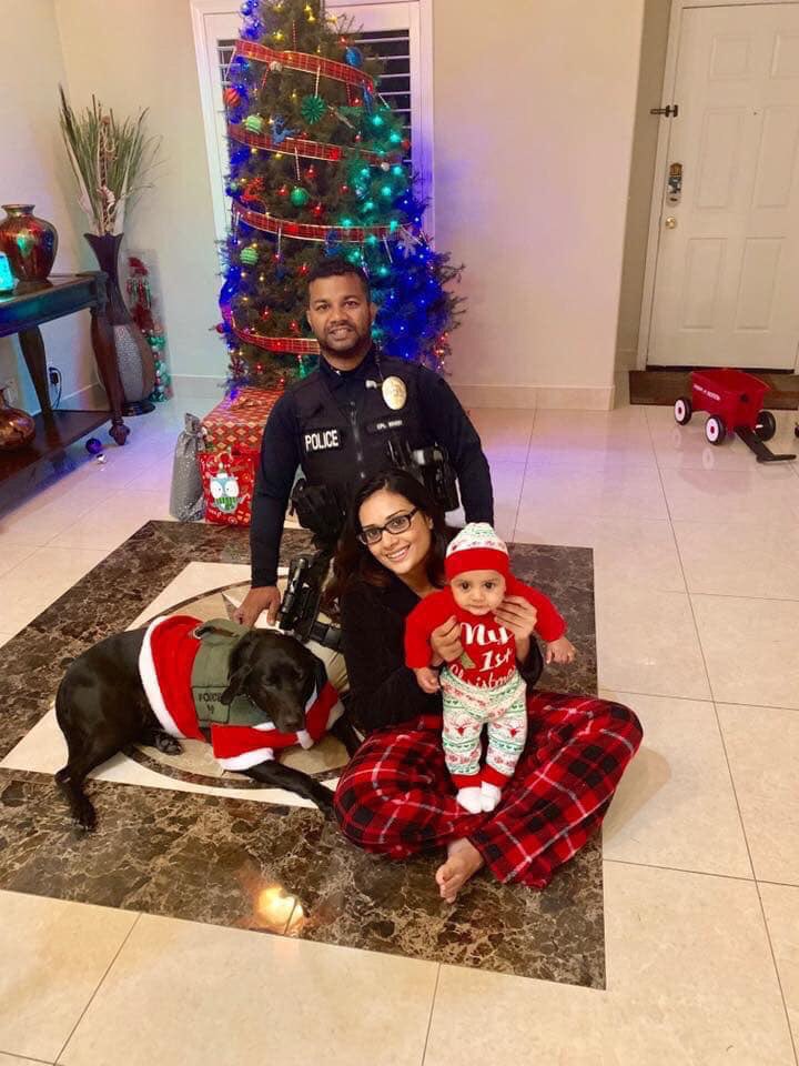 Anytime we hear of an officer killed on duty, it's a punch to the gut. But there's something especially heartbreaking about this tragedy that claimed the life of Newman, CA Police Officer Ronil Singh, who took this photo with his beautiful family hours before some coward shot him