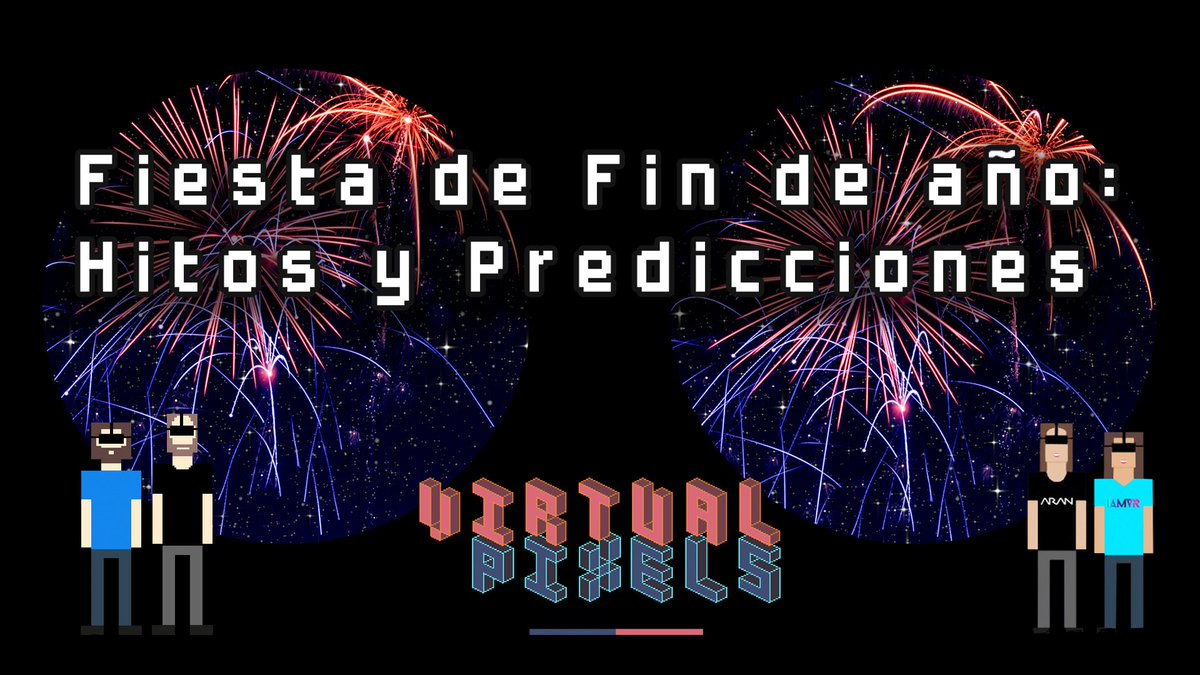 lorenagxr_'s tweet photo. Hoy a las 22h. @Veronica_IamVR y yo estaremos en directo en #VirtualPixels @pixelstechno con @knob2001 y @Alehandoro haciendo un repaso por los hitos de hardware y software de #VR #AR #MR de este año y comentaremos predicciones para 2019. Os esperamos! https://t.co/2MvqJtbsfs https://t.co/U1dKH17U6T