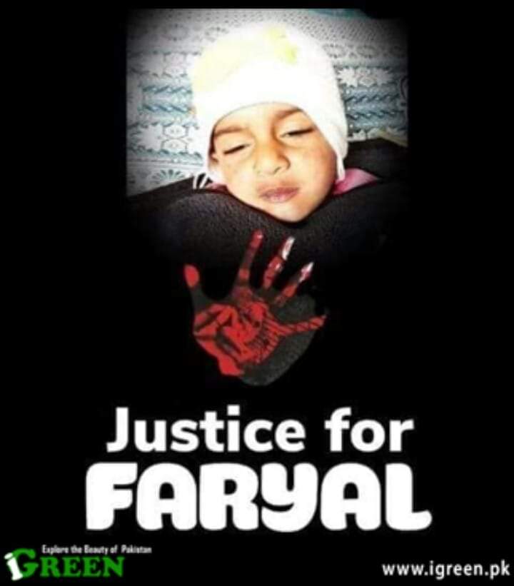 Anasmalik054's tweet image. A 3 years old girl was raped And then killed brutally today.
#Endofhumanity #JusticeForFaryal