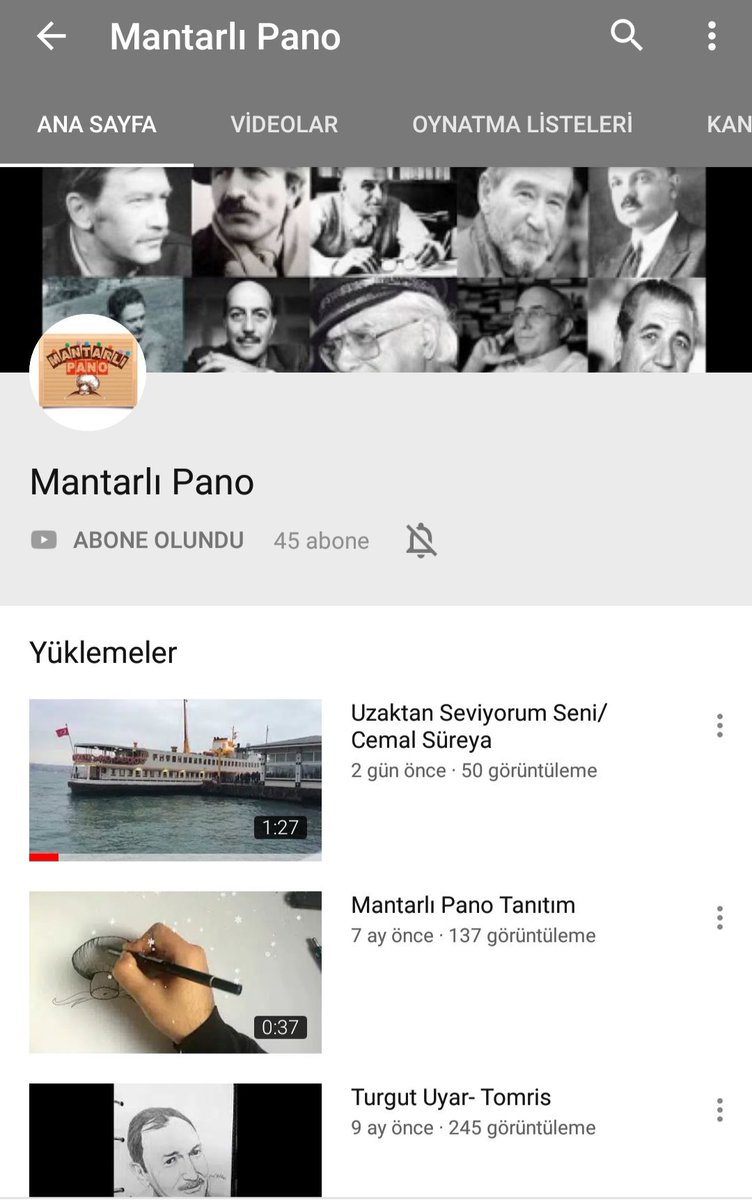 Sözlerimizle olduğu gibi sesimizle de yüreğinize dokunmak istiyoruz.. Yeni şiirimizi dinlediniz mi?⬇️⬇️⬇️

m.youtube.com/watch?v=W0dwAG…

#mantarlipano