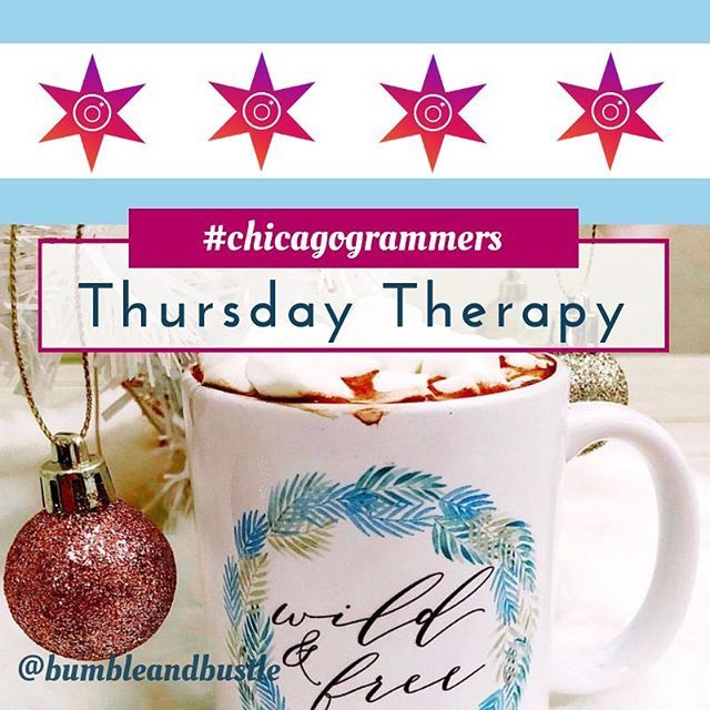 Now that we have a break in the holidays, let’s all kick back with @bumbleandbustle and drink lots and lots of hot cocoa! #chicagogrammers #thursdaytherapy bit.ly/2EUvjJm