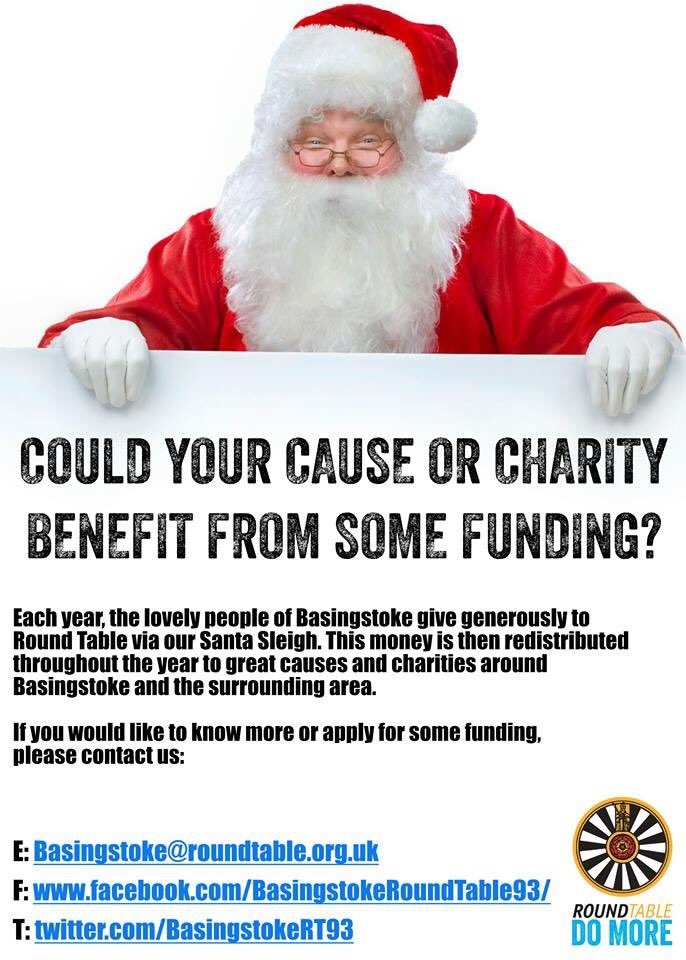 BasingstokeRT93's tweet photo. This year, we raised over £4,500 and now we’re looking for suitable charities and causes to fund! Could yours be on the list? We don’t know about you unless you get in touch! #DoMore @RoundTableBI #Funding #Charities https://t.co/JLKj65vy08