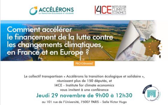 Découvrez la synthèse de la conférence #Accélérons sur le financement de la transition énergétique🌱🌎Bonne nouvelle notre pays peut réduire les inégalités sociales et les émissions de CO2 ➡️en 2019 on accélère pour l'écologie ET la justice! 🇫🇷🇪🇺acceleronslatransition.fr/conference-com…