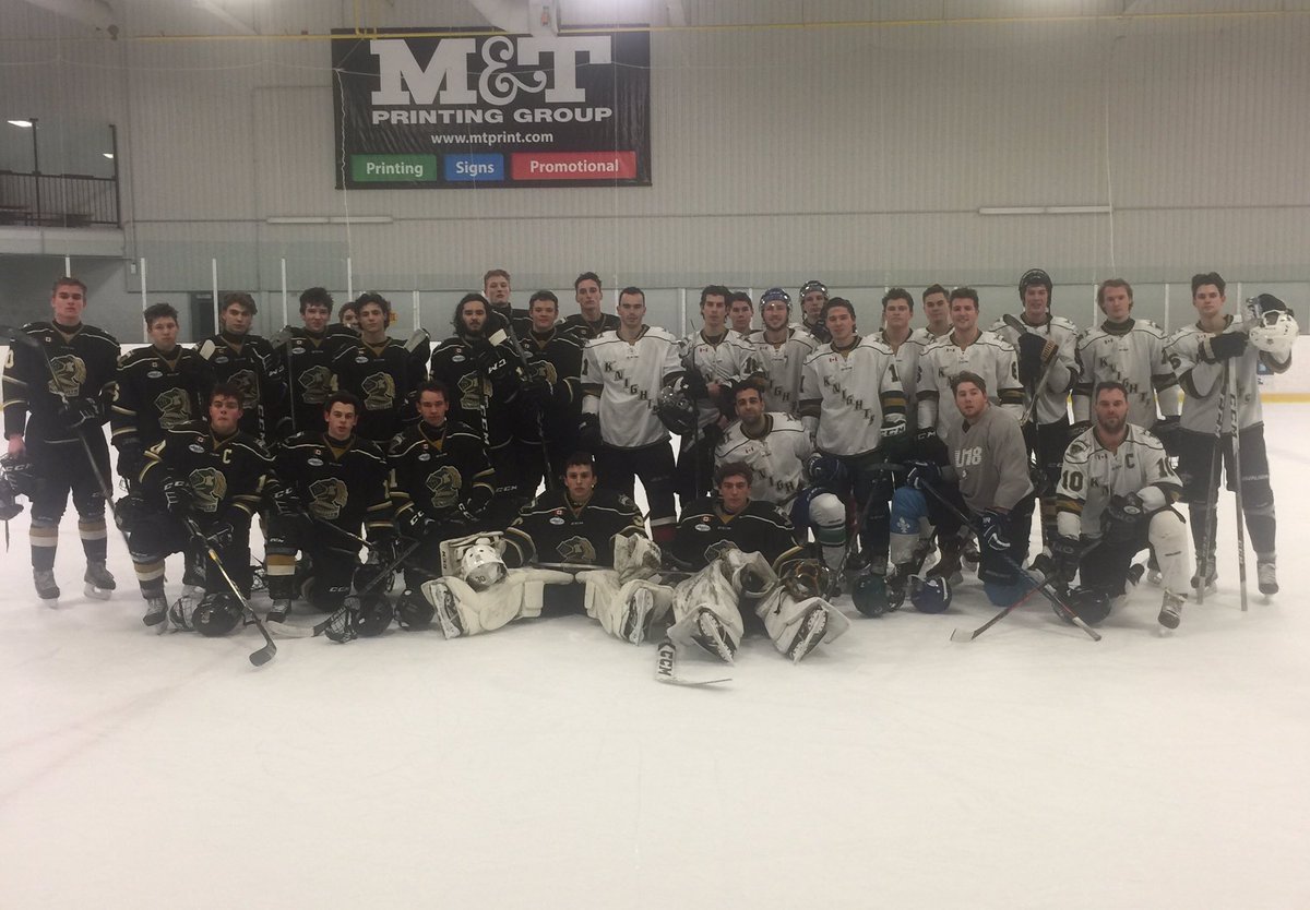 No better way to enjoy Boxing Day than catching up with old friends at the London Jr. Knights Major Midget AAA Alumni game. #alumni #ldont