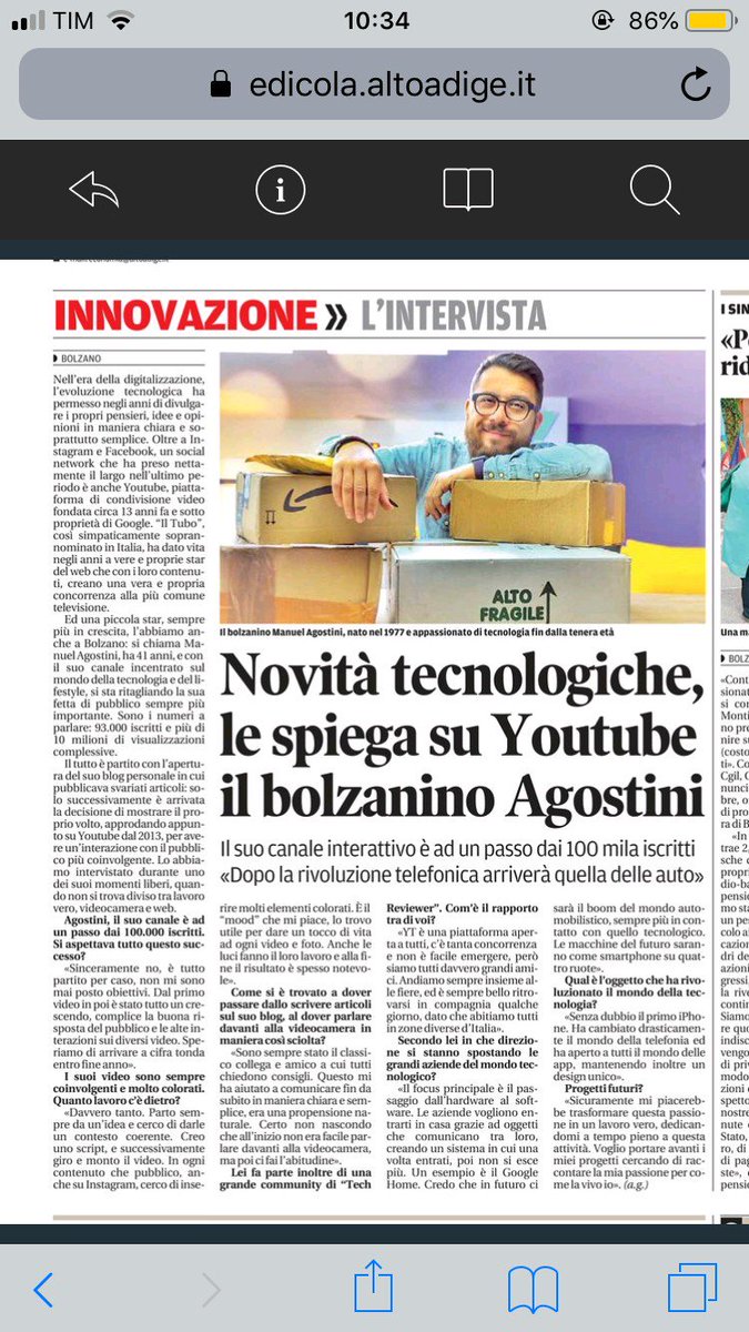 AlpsCrowd's tweet photo. Local tech bloggers on the rise... :)
Straight from Bozen Manuel Agostini
Thx @AGinestous @Tokyo1377 #ita #tech #vlogger https://t.co/k1TSaGKXIp