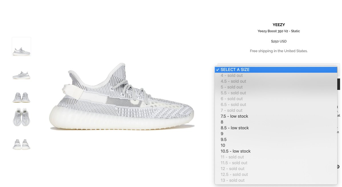 ng c p PK GOD #static Gi��y Yeezy Boost 350 V2 Static