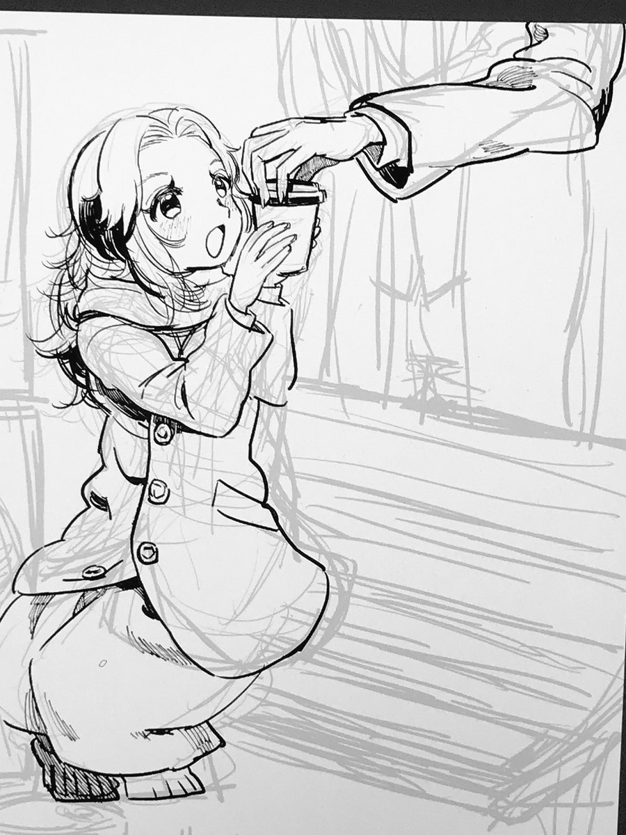 公園のベンチで一曲ずつ愛し合う漫画を描いてます。 