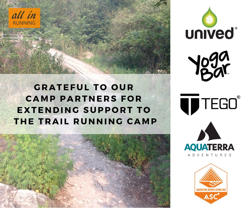 allinrunning's tweet photo. [CAMP PARTNERS]
Thankful to these amazing (all-Indian) brands for extending support &amp; understanding what we're trying to create! After a year of hits and misses, the #ALLinRunning Trail Running Camp was a success!
@univedsports @Yogabars @TEGOFit @aquaterraindia https://t.co/nv0LgWzvmq