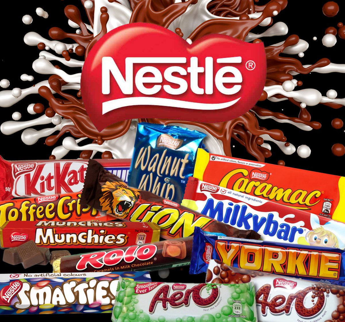 Jolly_Goods's tweet photo. KitKats, Munchies, Aeros, Smarties, Walnut Whips and more - all your favourite Nestle bars in one yummy box https://t.co/pUvkqEOXtO https://t.co/QD46BD0hS1