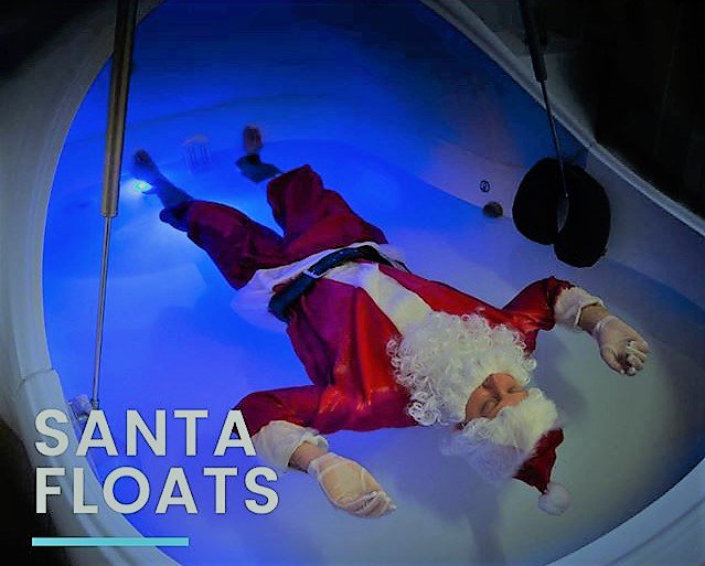 #HoySeVale recuperarte como Santa Claus #flotacion #SanMigueldeAllende