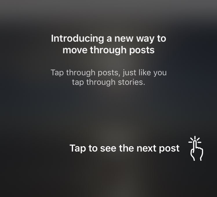 stephenmarriott's tweet photo. Hey @instagram how is tapping an improvement? Bring back scrolling! #bringbackscrolling #instagramtap #instragramupdate https://t.co/hhuv9VxRCr