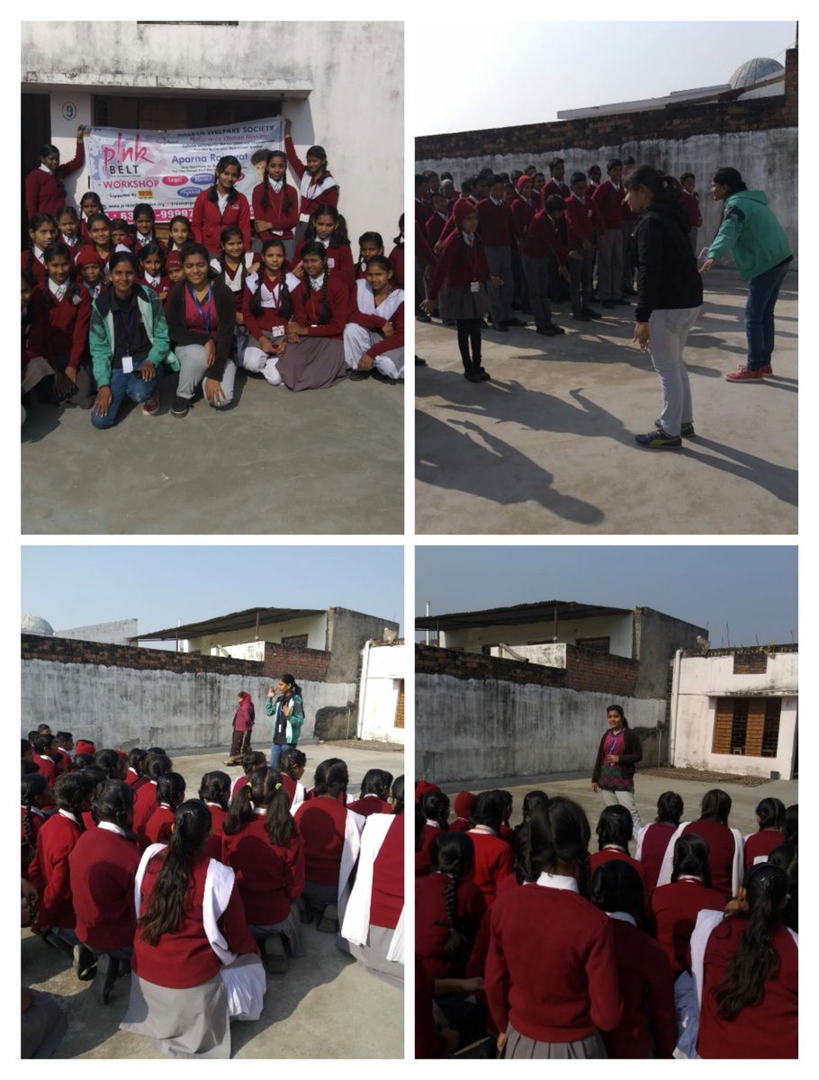 immansi2's tweet photo. #Pinkbeltmissoin City Educational school Lucknow (150 students and 3 teachers are trained) @AparnaRajawat1 @SatyarthB @RupaliA55434600 @JagranNews @htTweets @NavbharatTimes @NBTLucknow @AmarUjalaNews https://t.co/ZWnrp9kGEk