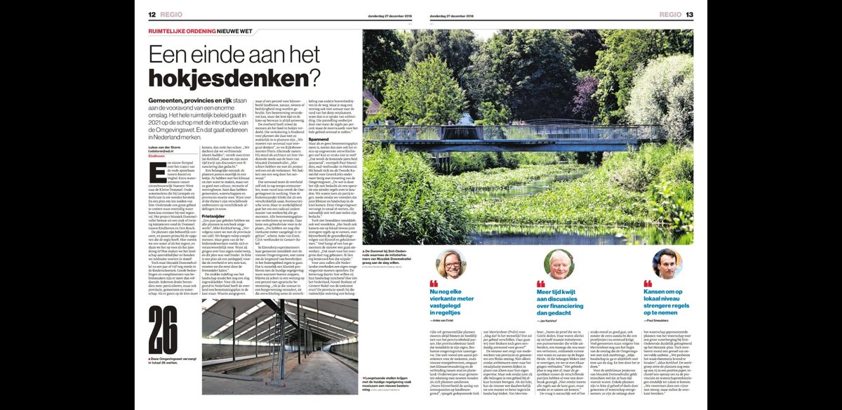 Benut Omgevingswet als vliegwiel voor integraal werken. Hoe? Lees meer over Brabantse voorbeelden en experimenten vandaag in het <a href="/ED_Regio/">Eindhovens Dagblad</a>: ed.nl/eindhoven/een-…