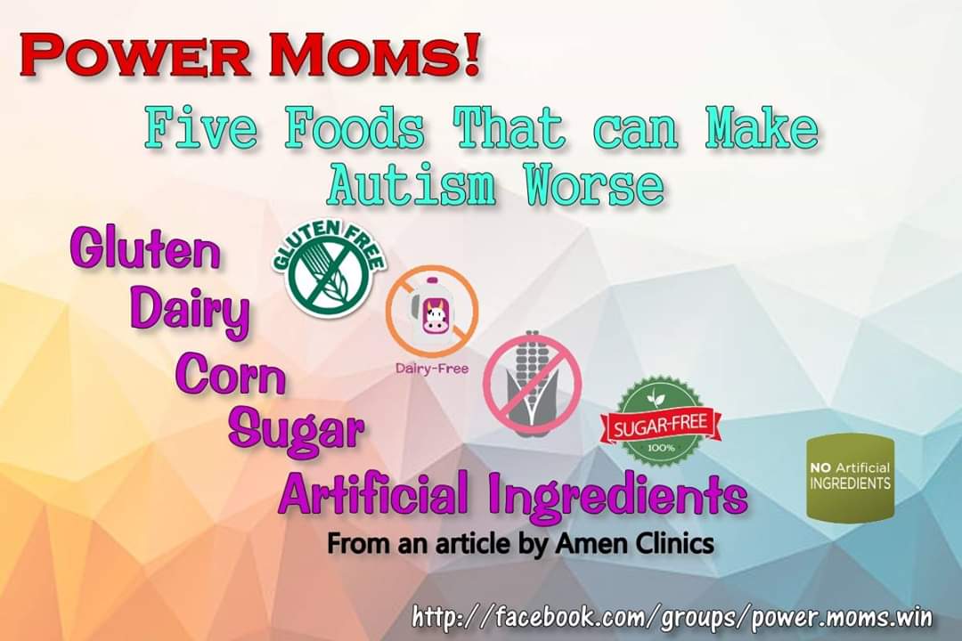 Foods that can make behaviors of autism worse.
#autism 
#AutismAwareness 
#autistic 
#Autismo 
#autismmom
