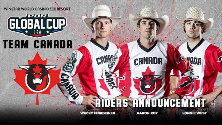 Three-time Canadian Champion Aaron Roy will ride and coach at the next edition of the PBR Global Cup in Arlington, TX while <a href="/WaceyFinkbeiner/">Wacey Finkbeiner</a> and <a href="/WestLonzo/">Lonnie West</a> have been added to Team Canada. 

MORE: bit.ly/2rX12Bl