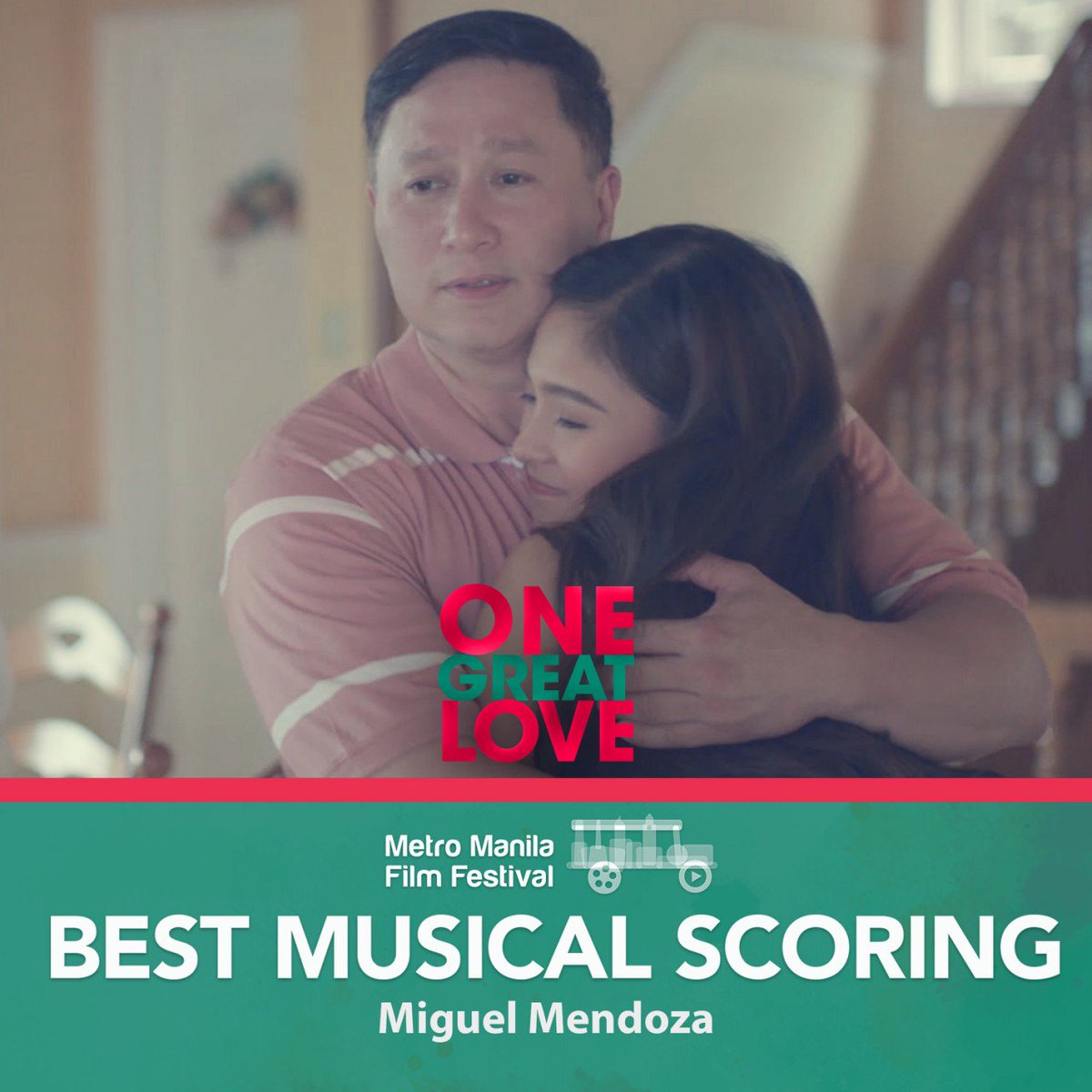 aikonzert's tweet photo. Congratulations Team One Great Love.. 🏆🏆🏆
#MoreCinemasforOneGreatLove

#MMFF2018 Gabi ng Parangal #SineIsLife https://t.co/dsojkbloJe