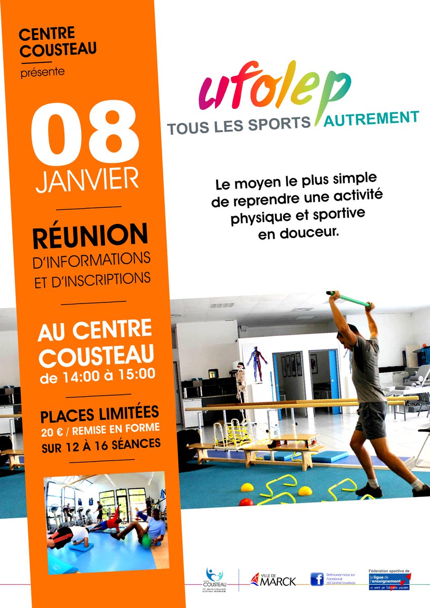 centrecousteau's tweet photo. UFOLEP MEDICA SPORT @ville_marck @Nordlitt @nordlittoral @EliseCauchin @plusde6 @xdefrance #HautsdeFrance @LesIndesRadios @LaLettrePro #Radio6Live #RADIO6 #pasdecalais #cotedopale @VDNCalais @Nordlitt @nordlittoral @Infos_HDF https://t.co/3qdtUEbQtJ