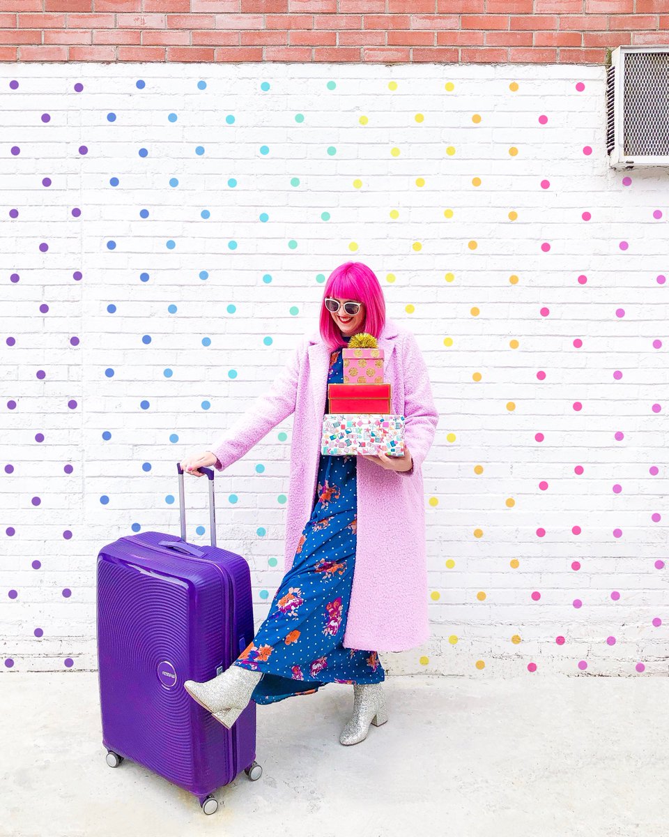 american tourister curio purple