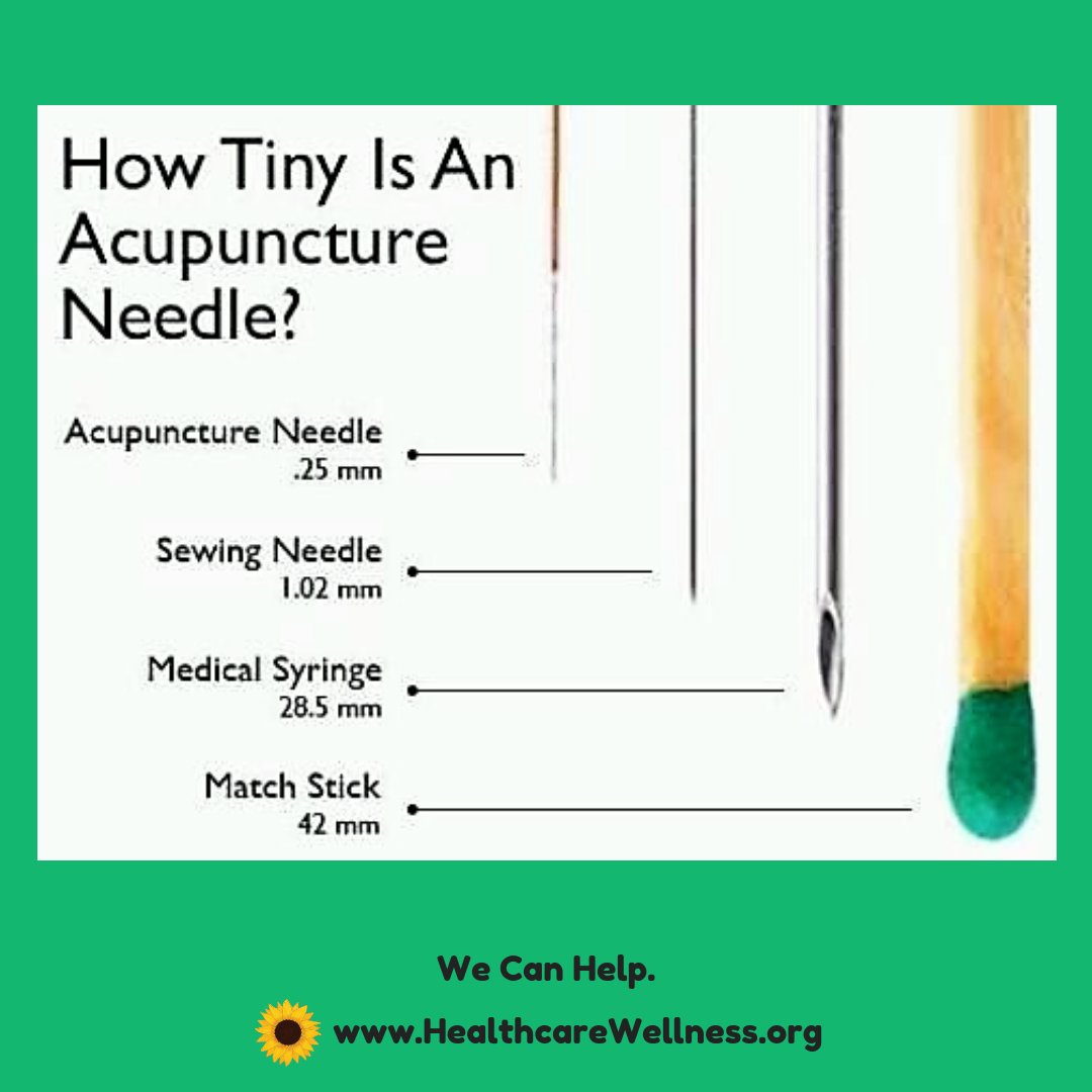 Acupuncture Needle Size Chart