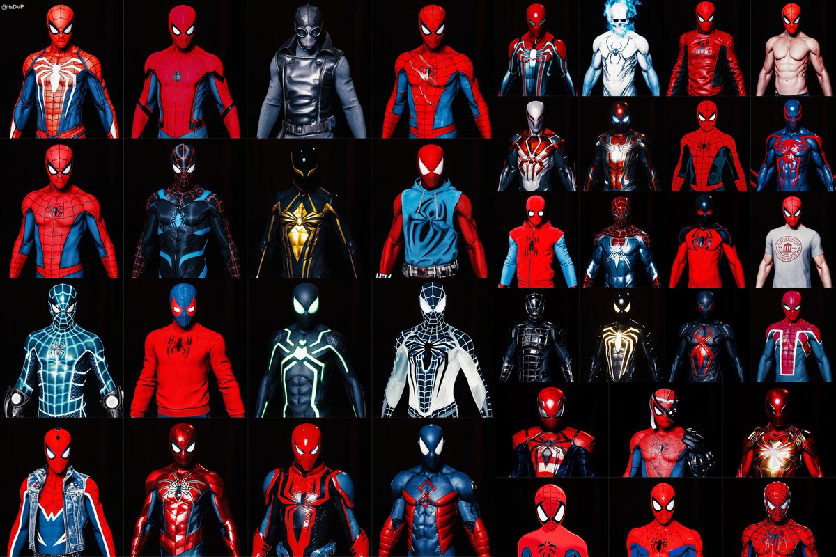 All Spiderman Suits Names