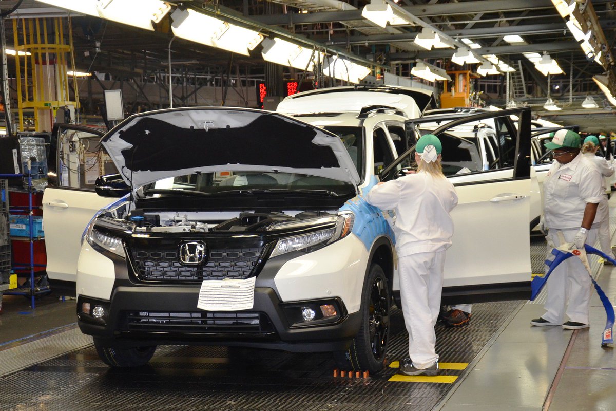 MadeinAL's tweet photo. HORSEPOWER: Honda Alabama produces nearly 357,000 vehicles in 2018 as automaker's growth continues at Talladega County facility https://t.co/OaTLJMOrop https://t.co/UynV6DGXfX
