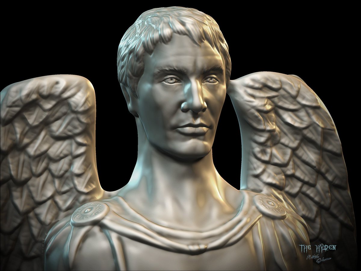 Winged Statue - renders of my modded prop for Legacy of Kain: Defiance. artstn.co/p/qAJEG2