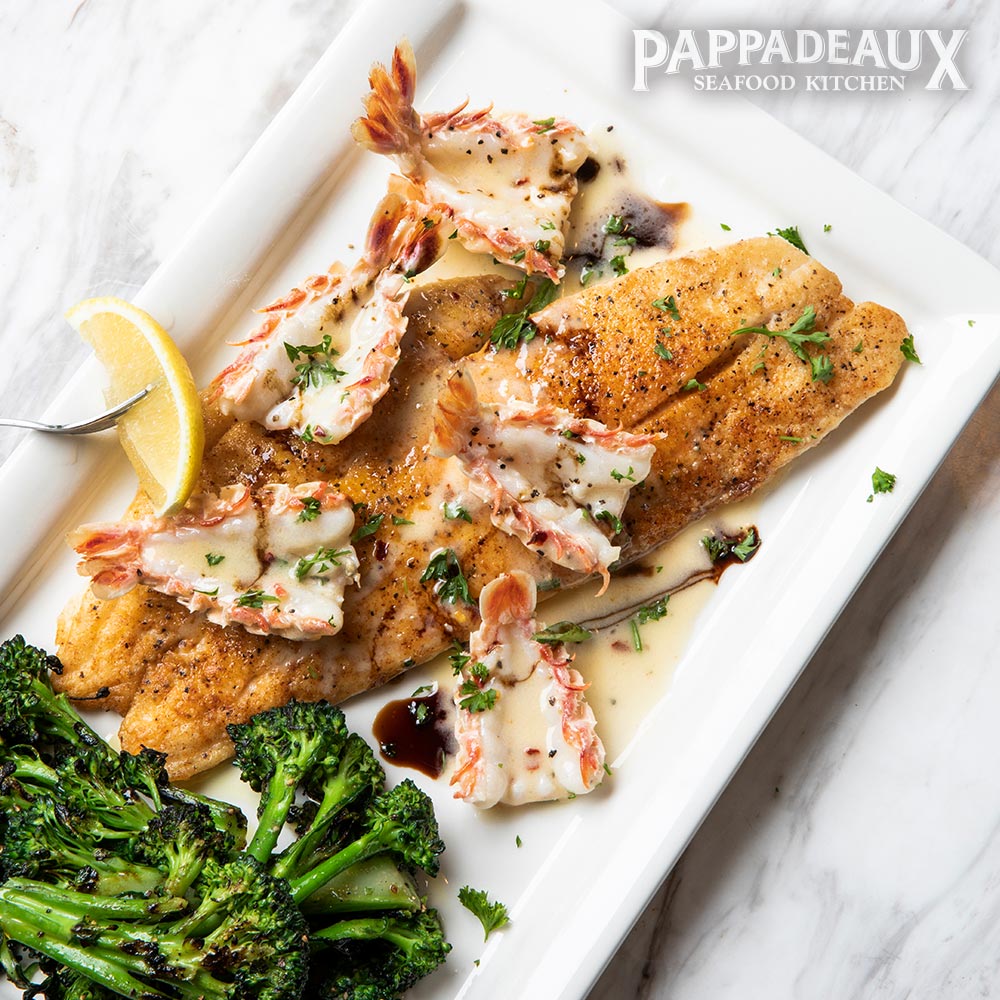 Pappadeaux's tweet photo. The dish on what's new in our #ChefSelections: American Red Snapper & Rock Shrimp. See you soon then? https://t.co/JB1UvEC8C4